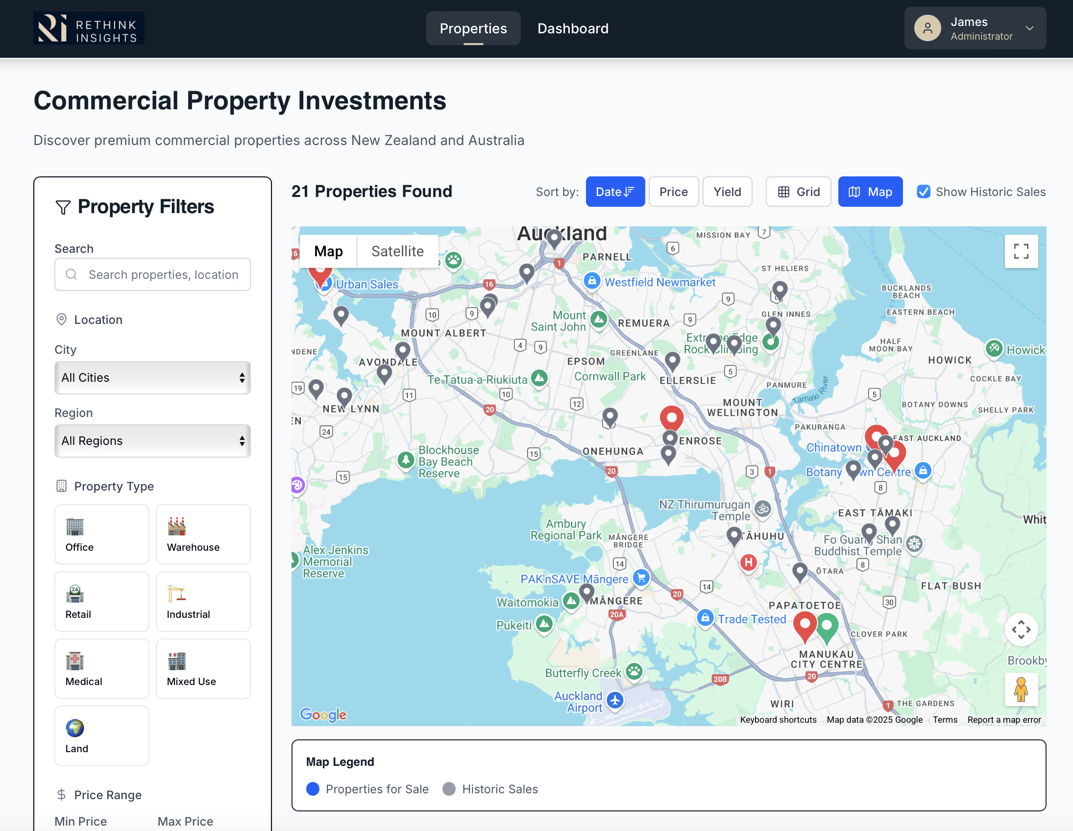 Interactive Property Map